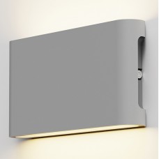 Φωτιστικό Επίτοιχο Απλίκα LED 14W 230V 700lm CCT Polycarbonate Γκρι IP65 Niskey